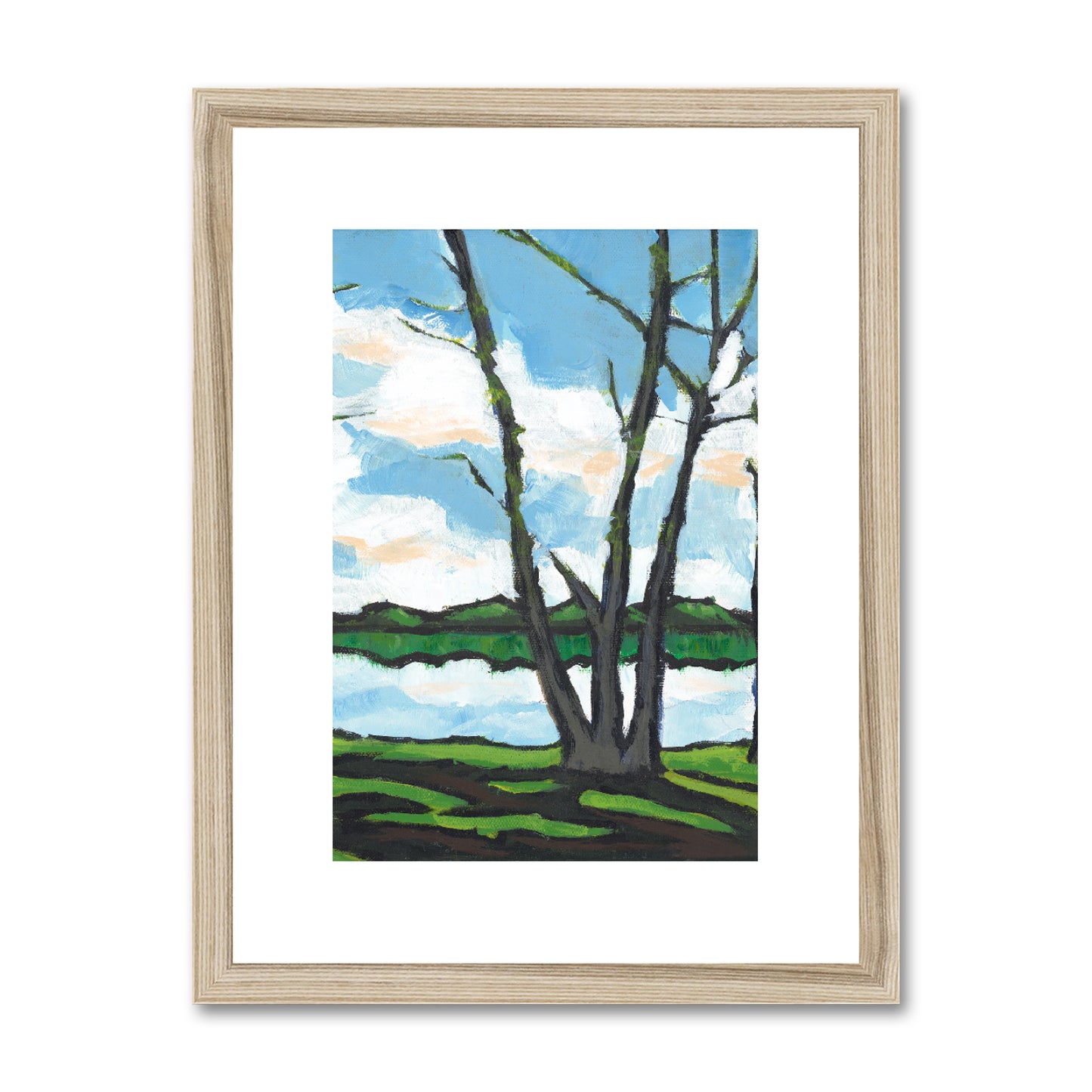 12"x16", Natural Frame, FPV-1101-1109-001-1216-N