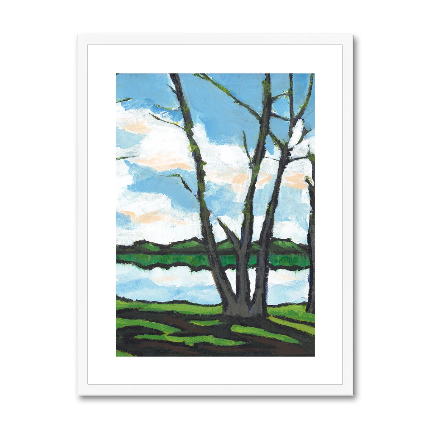 18"x24", White Frame, FPV-1101-1109-001-1824-W