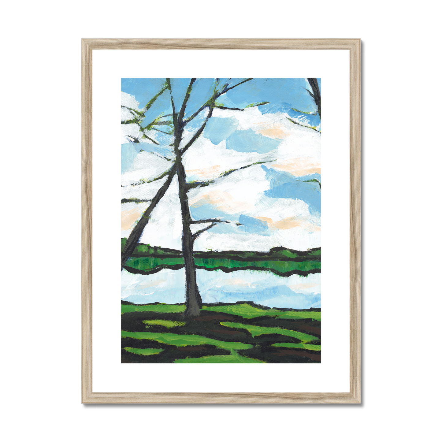 18"x24", Natural Frame, FPV-1101-1109-002-1824-N