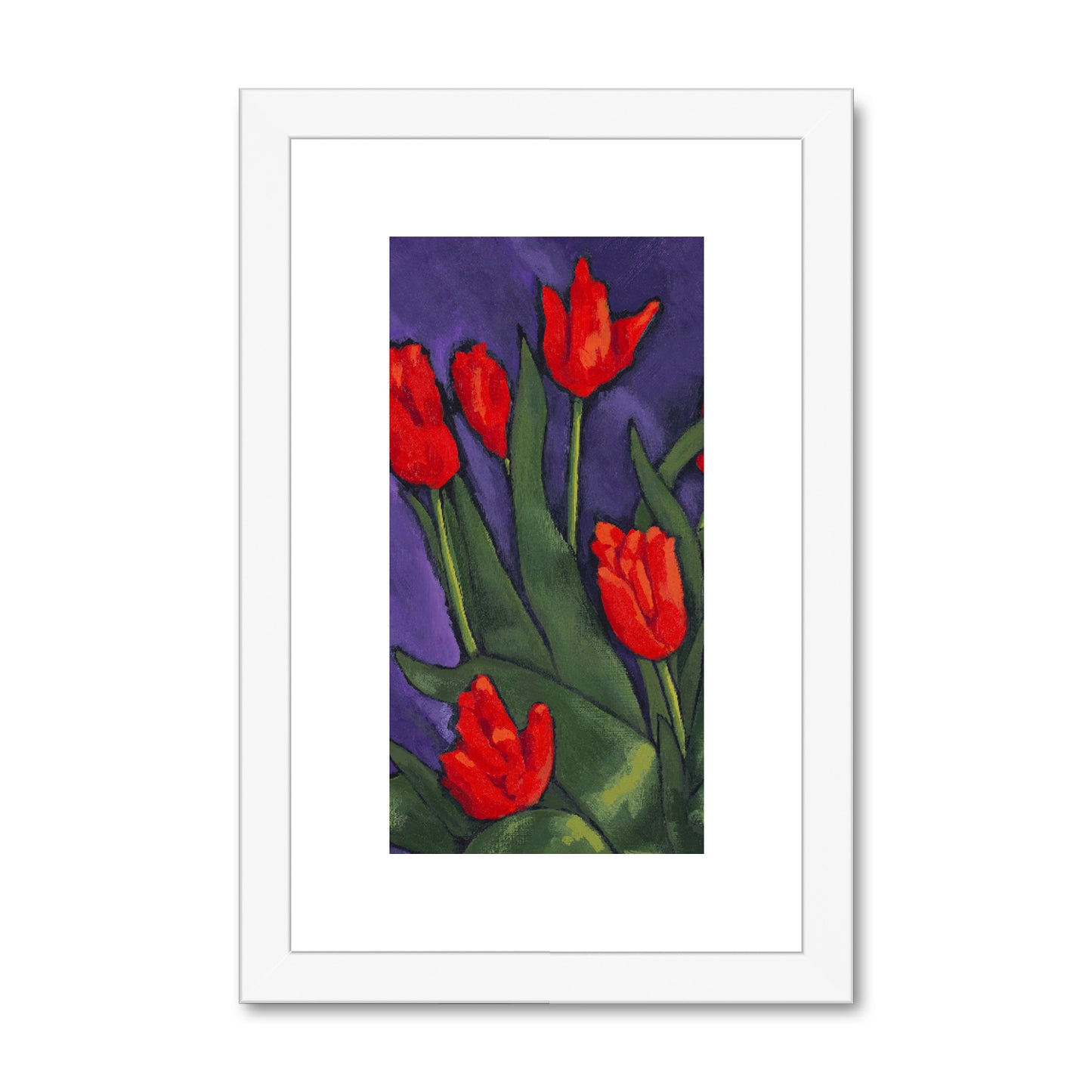 8"x12", White Frame, FPV-1111-1142-002-0812-W