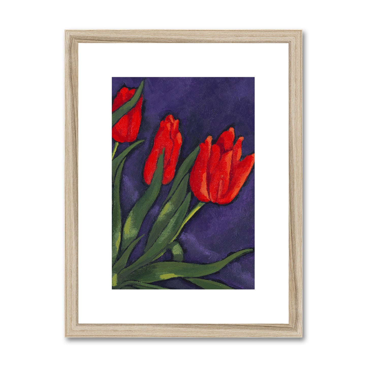 12"x16", Natural Frame, FPV-1111-1142-003-1216-N
