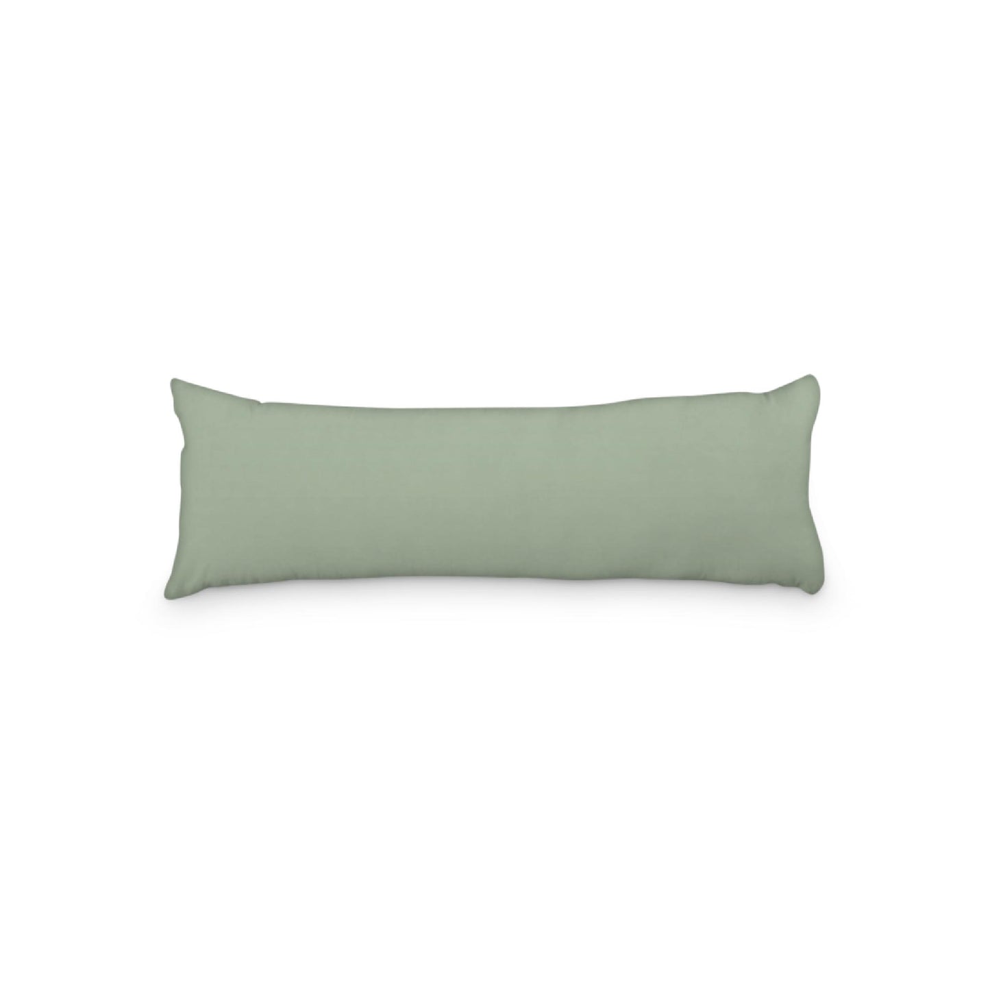Green Microfiber Body Pillow, 20 x 54 inches / 51 x 137 cm
