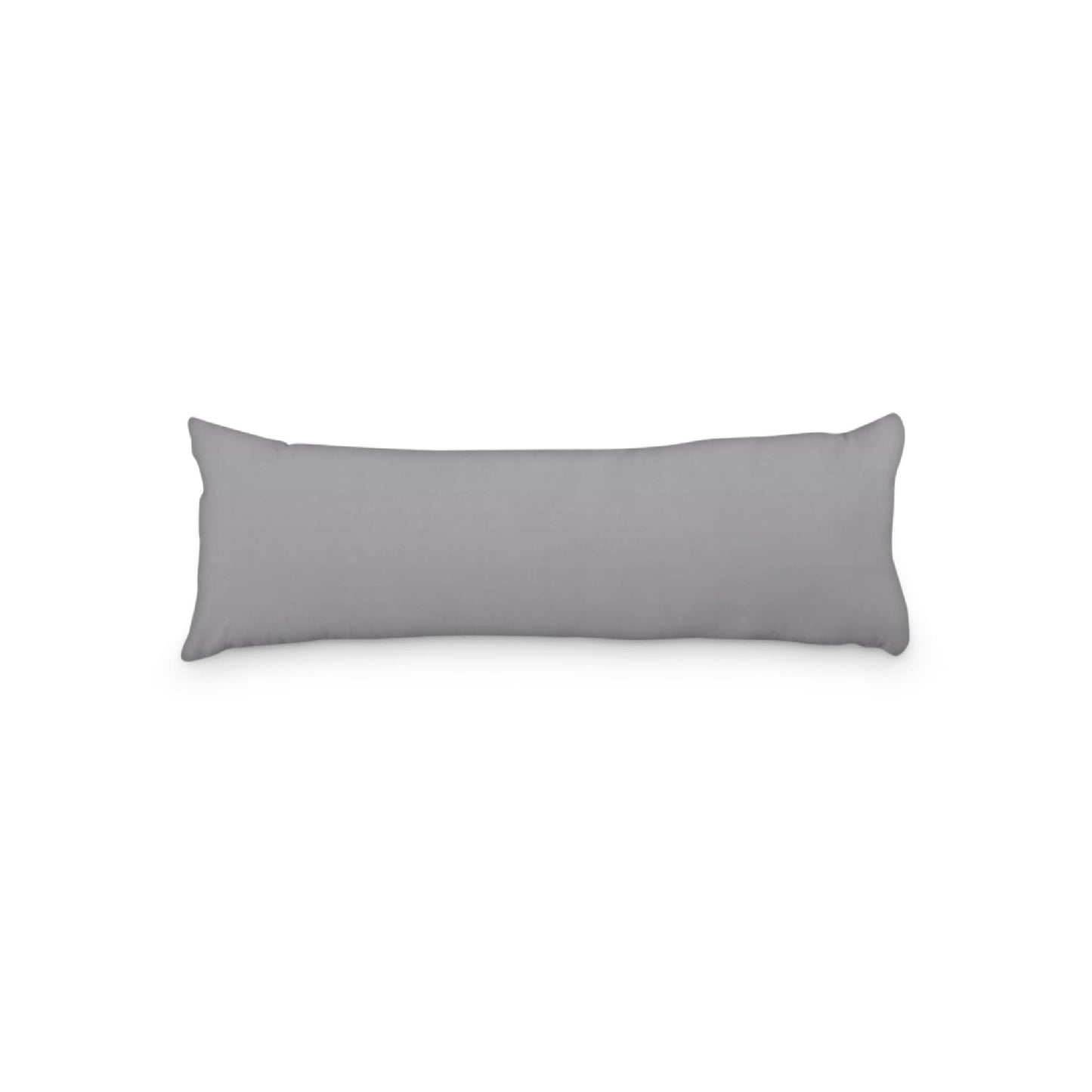 Grey Microfiber Body Pillow, 20 x 54 inches / 51 x 137 cm