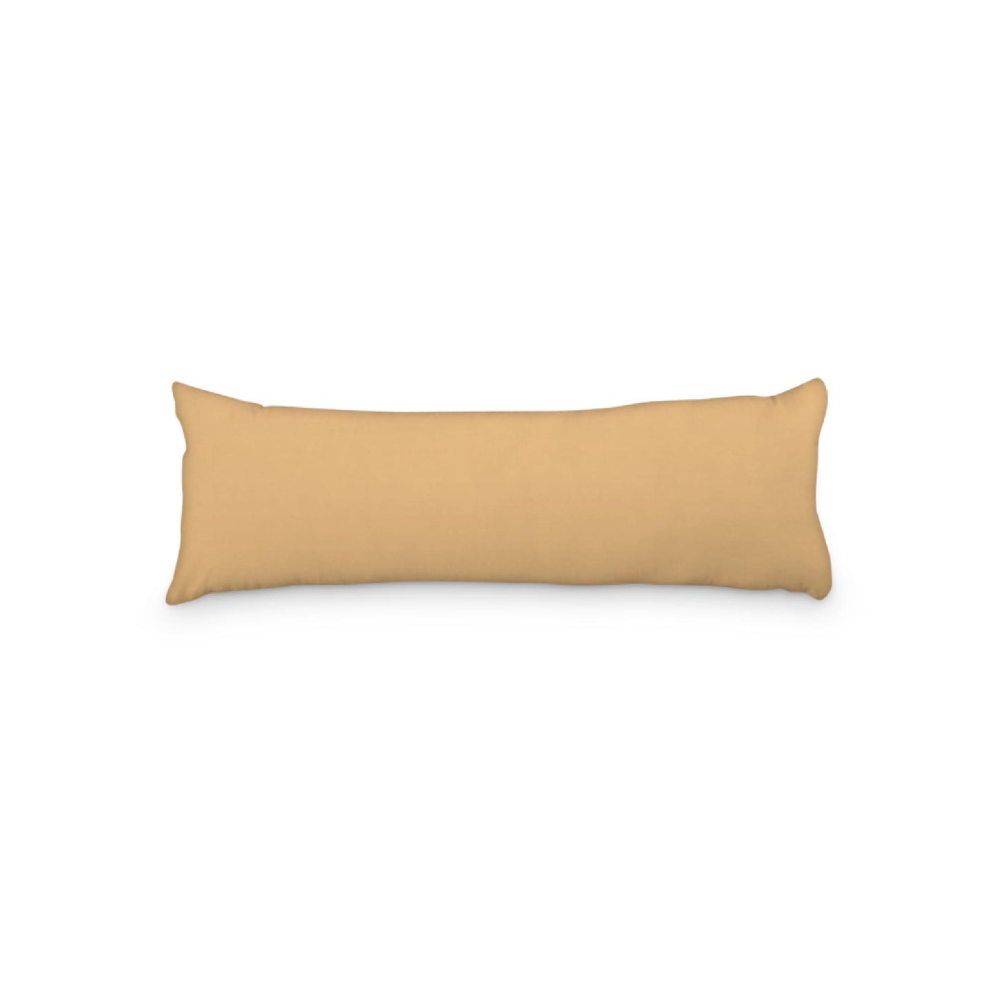 Pale Orange Microfiber Body Pillow, 20 x 54 inches / 51 x 137 cm