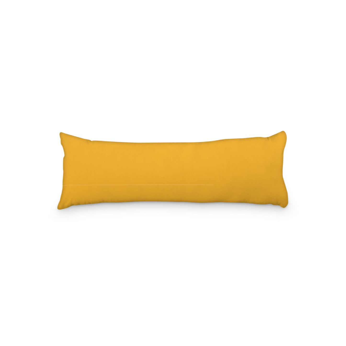 Yellow-Orange Microfiber Body Pillow, 20 x 54 inches