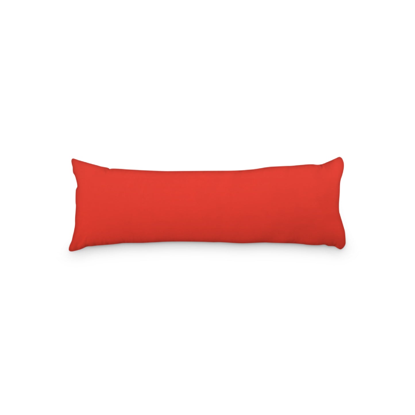 Red Microfiber Body Pillow, 20 x 54 inches