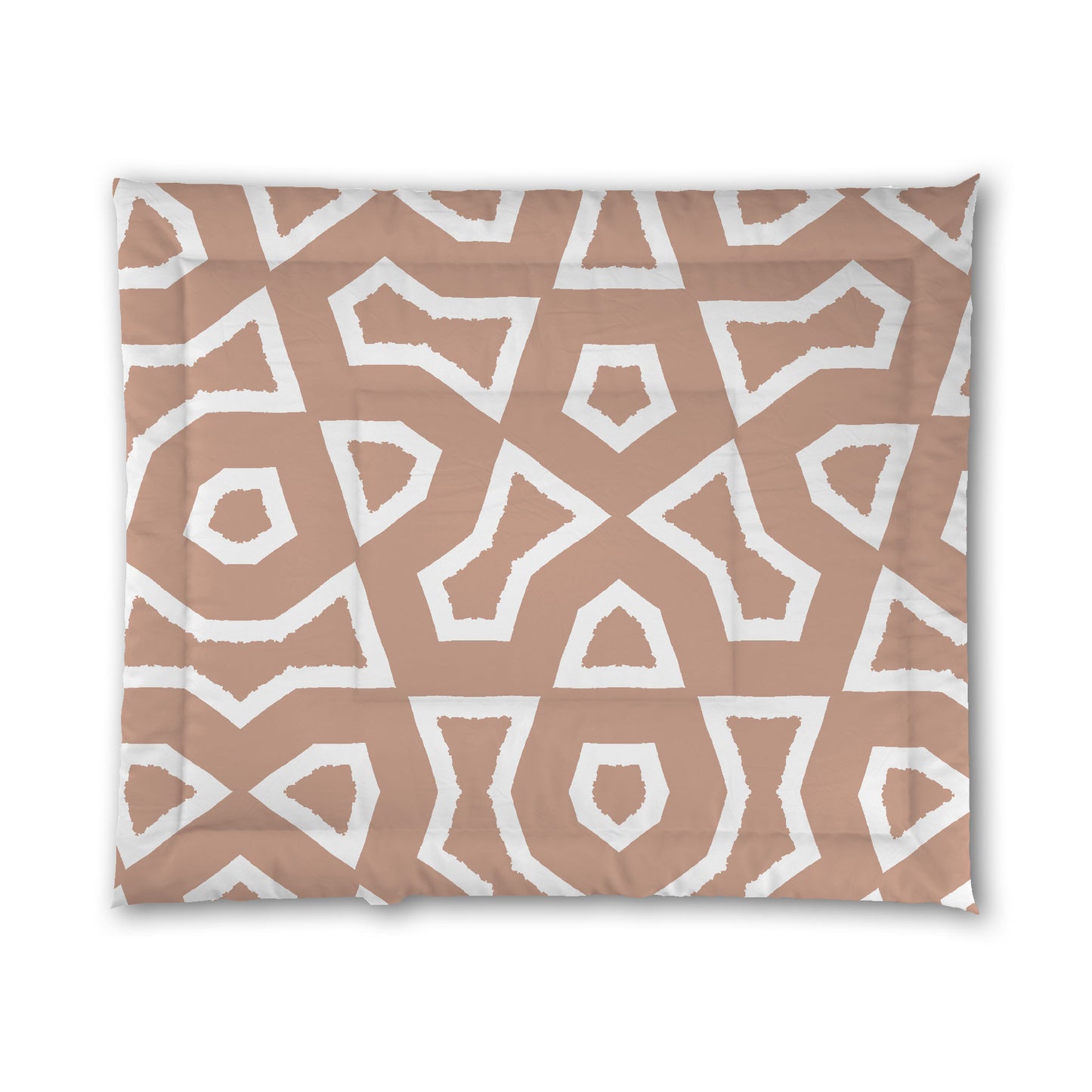 Salmon Microfiber Comforter, Bold White Graphic | MFCO-1139-392