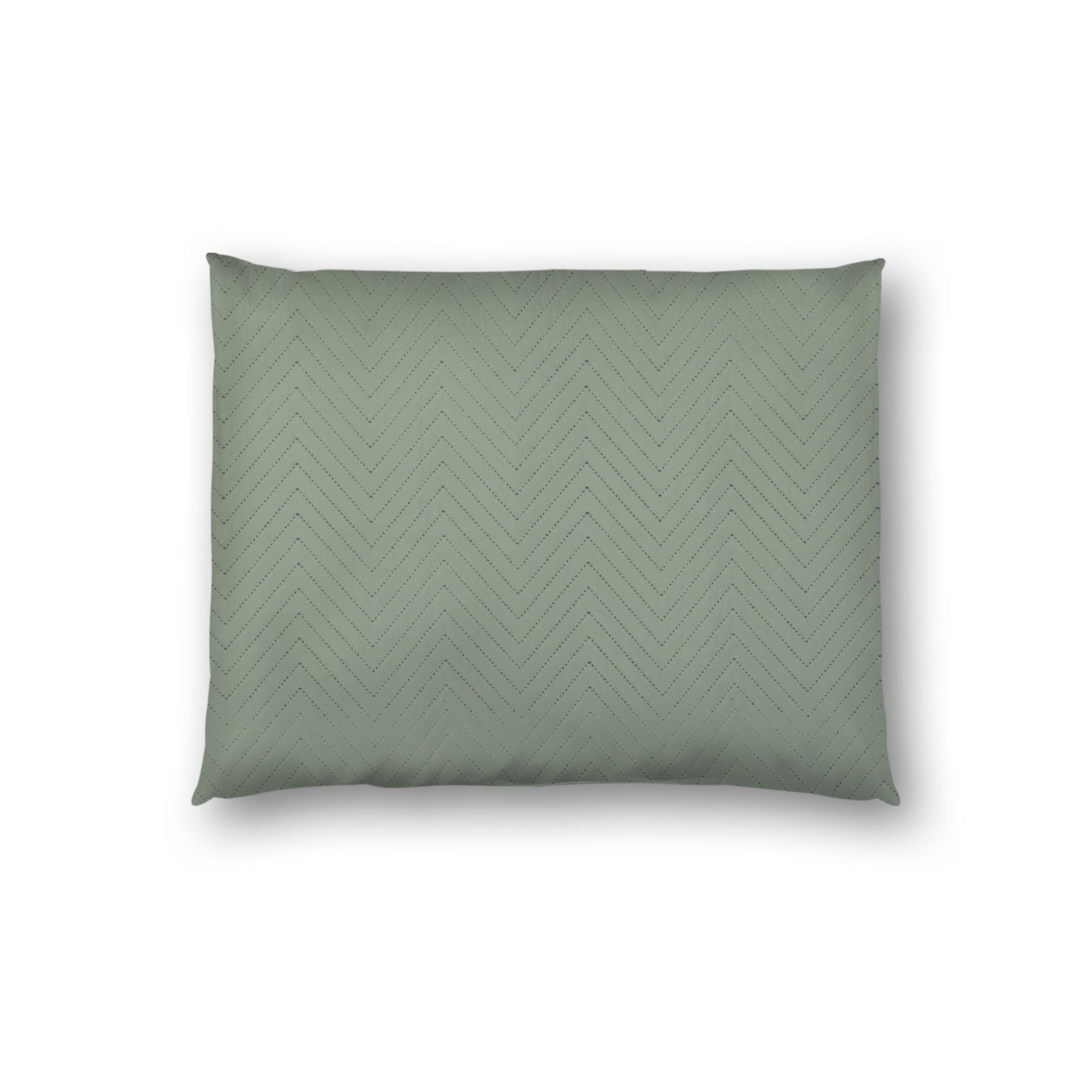 Green Quilted Polyester Pillow Sham | QPSH-CS-1052, 26 x 20 inches