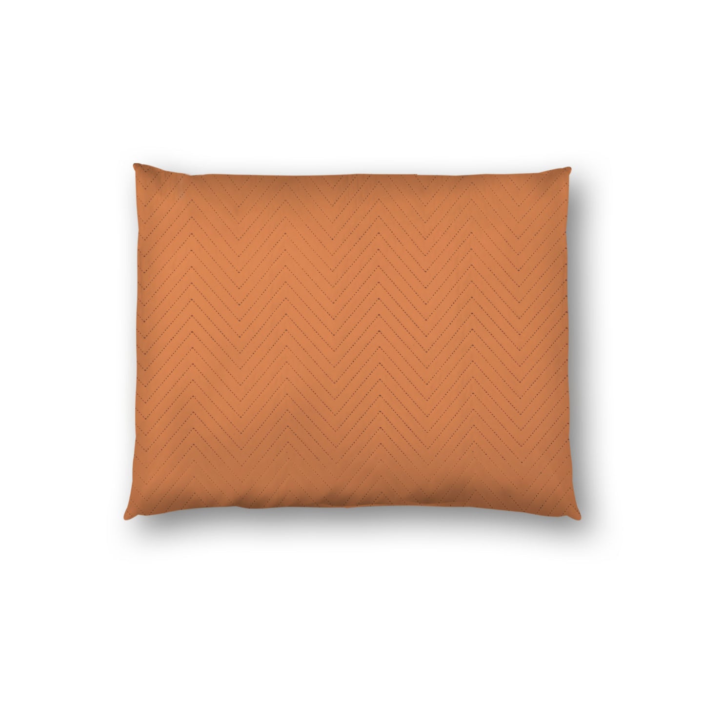 Orange Quilted Polyester Pillow Sham | QPSH-MF-1181, 26 x 20 inches
