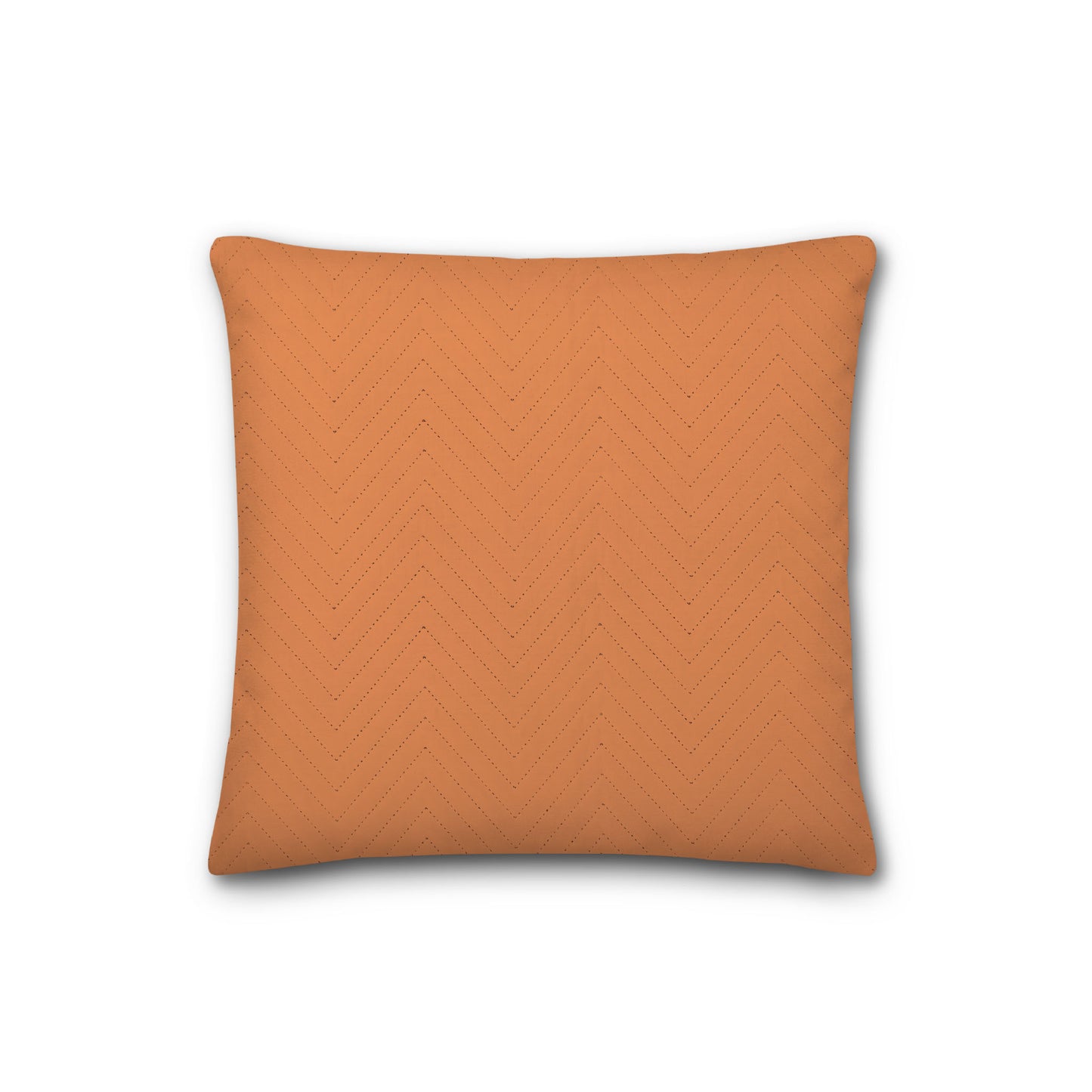 Orange Quilted Polyester Pillow Sham | QPSH-MF-1181, 26 x 26 inches