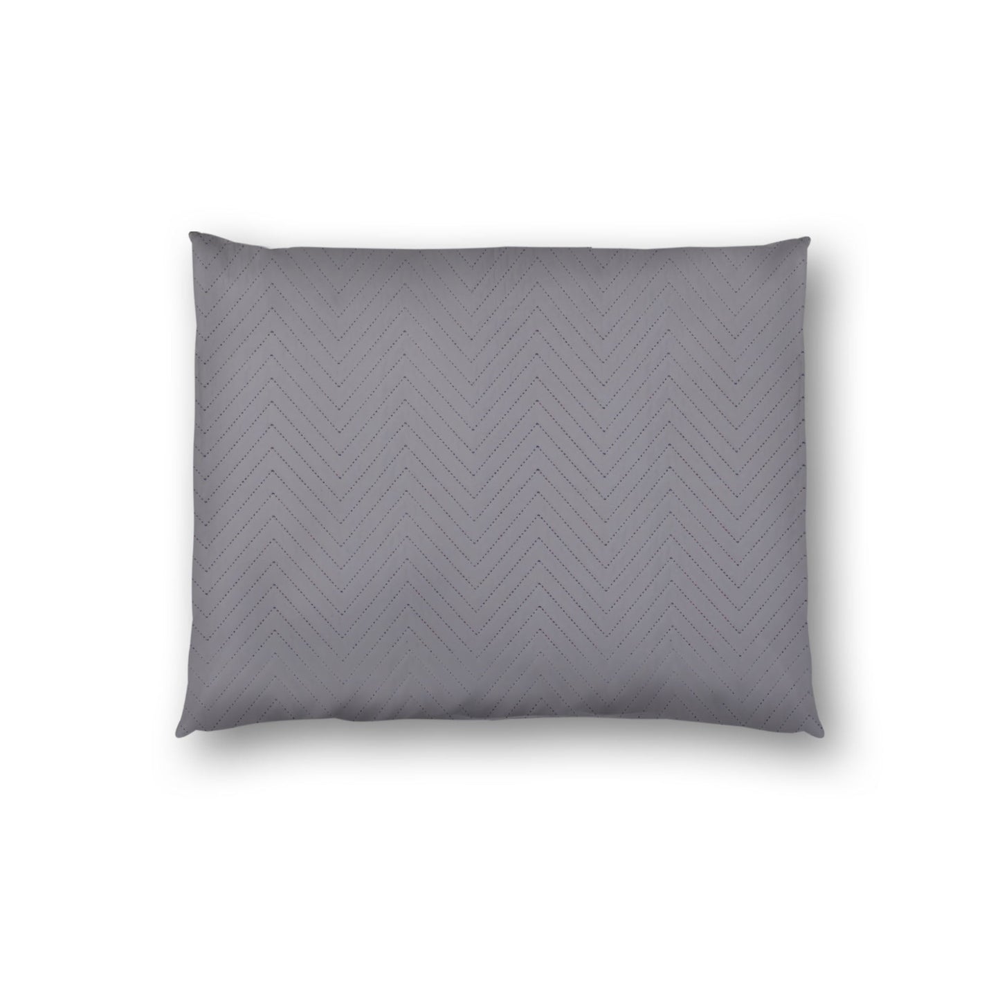 Grey Quilted Polyester Pillow Sham | QPSH-CS-1203, 26 x 20 inches