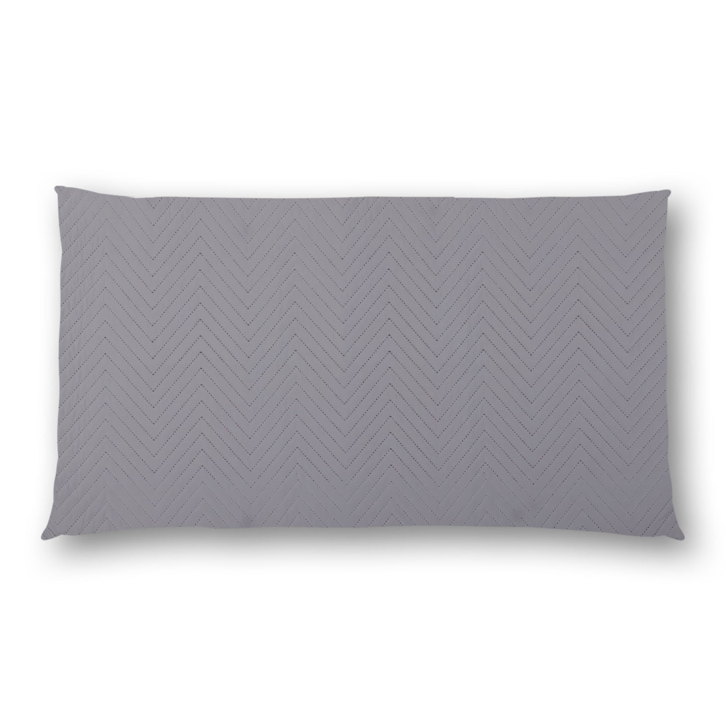 Grey Quilted Polyester Pillow Sham | QPSH-MF-1203, 36 x 20 inches