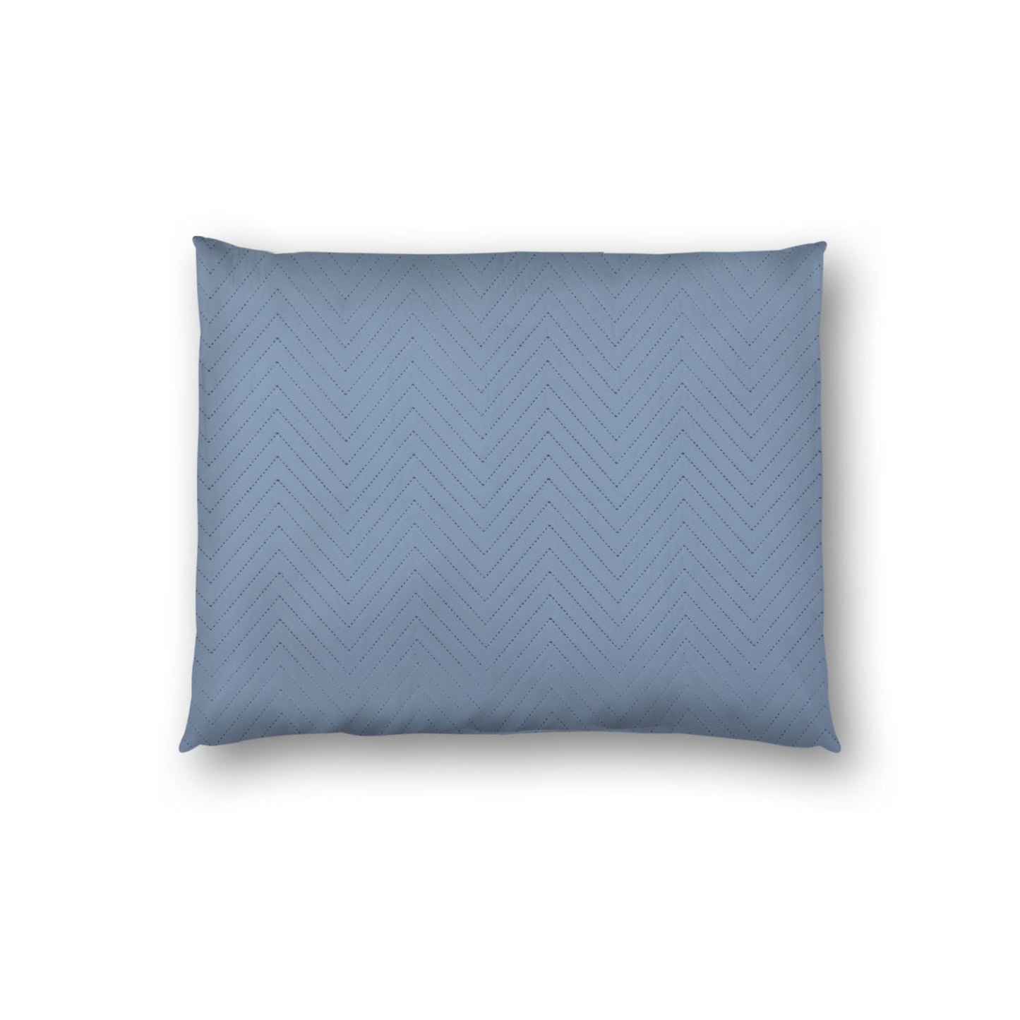 Blue Quilted Polyester Pillow Sham | QPSH-CS-1231, 26 x 20 inches
