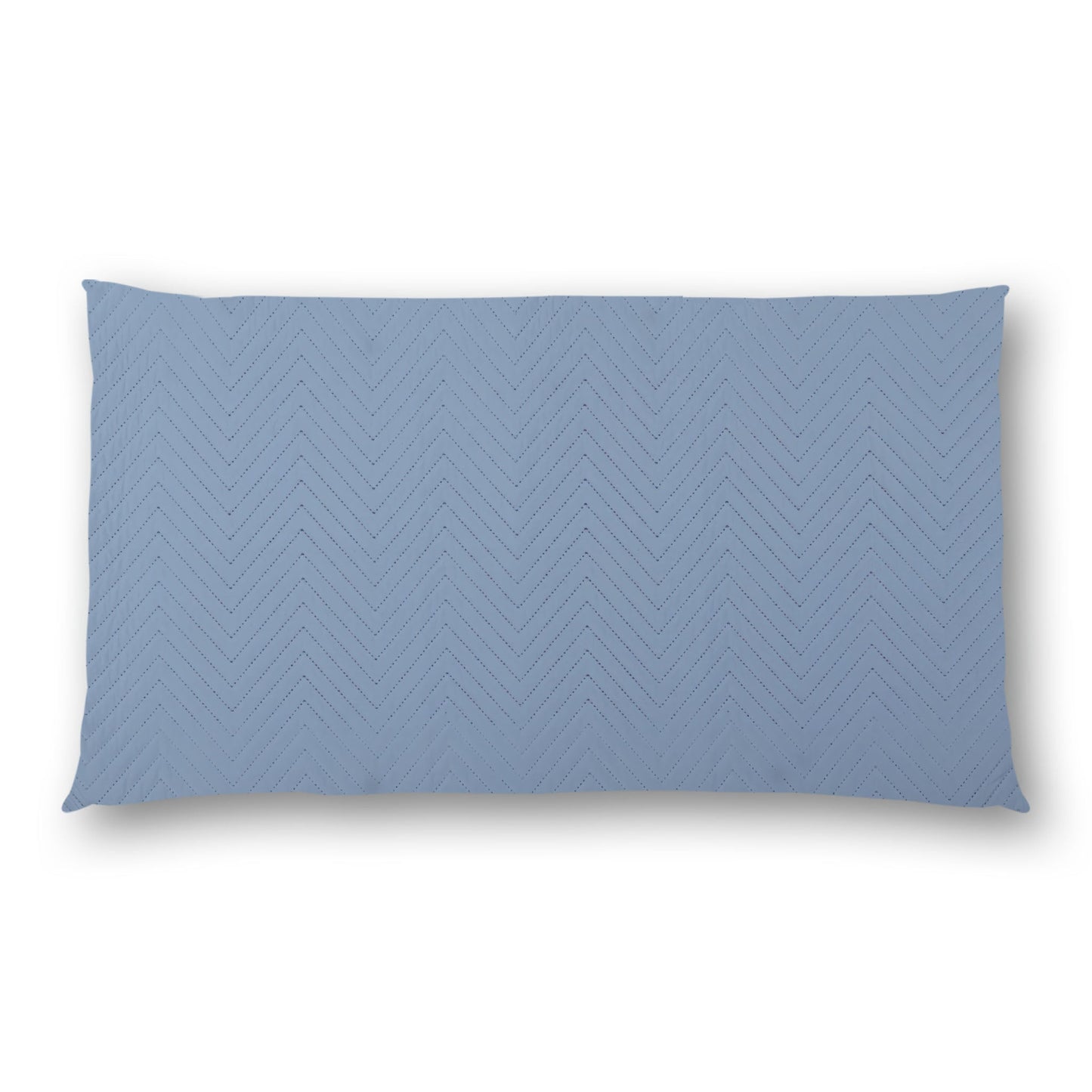 Blue Quilted Polyester Pillow Sham | QPSH-CS-1231, 36 x 20 inches
