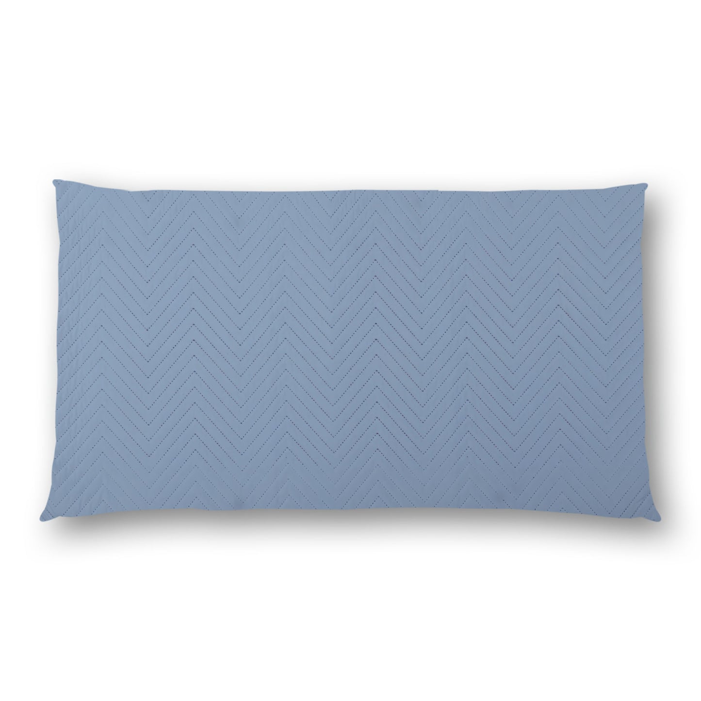Blue Quilted Polyester Pillow Sham | QPSH-MF-1231, 36 x 20 inches