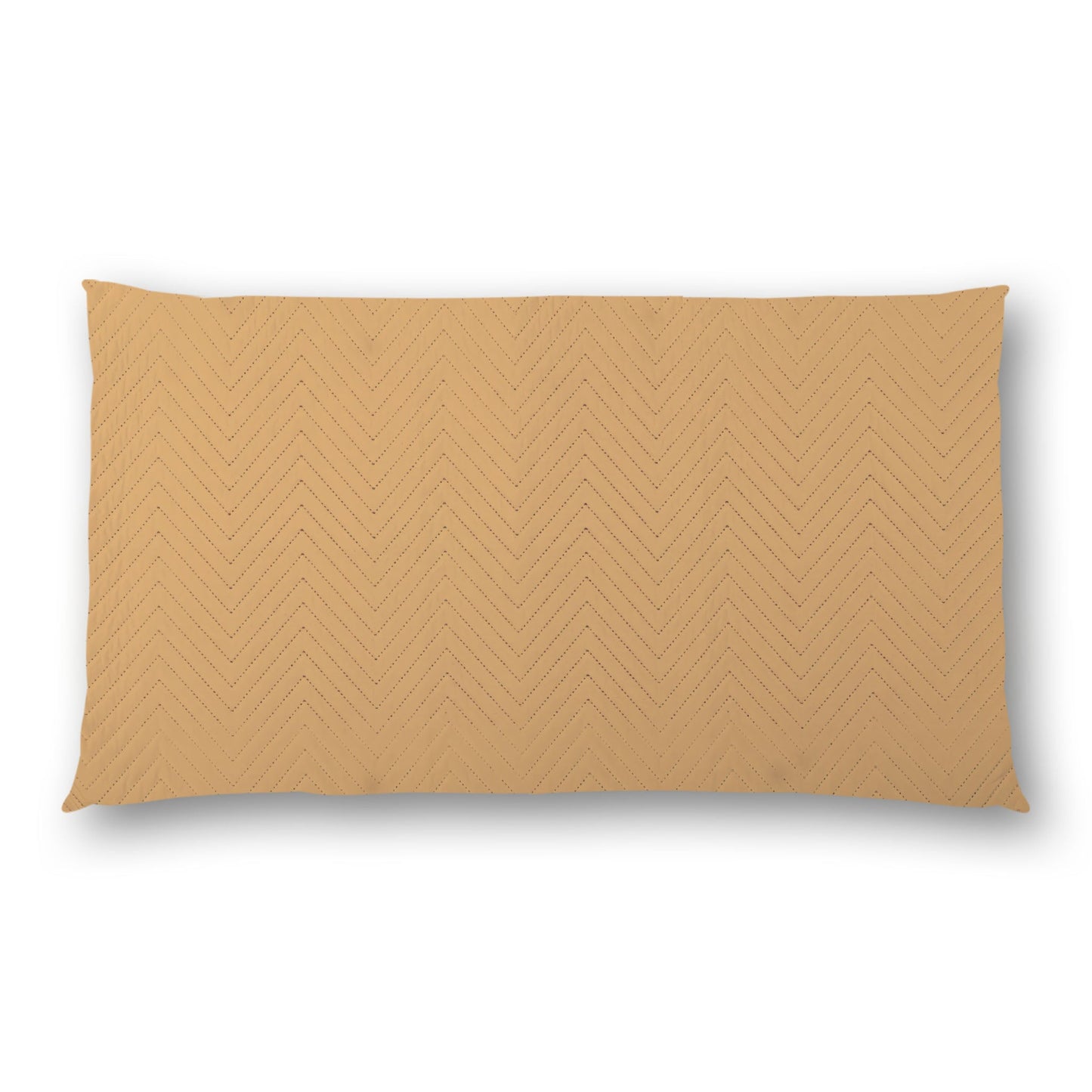 Pale Orange Quilted Polyester Pillow Sham | QPSH-CS-1232, 36 x 20 inches