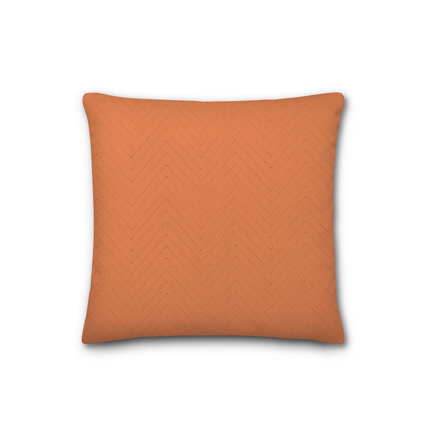Pale Orange Quilted Polyester Pillow Sham | QPSH-CS-1380, 26 x 26 inches