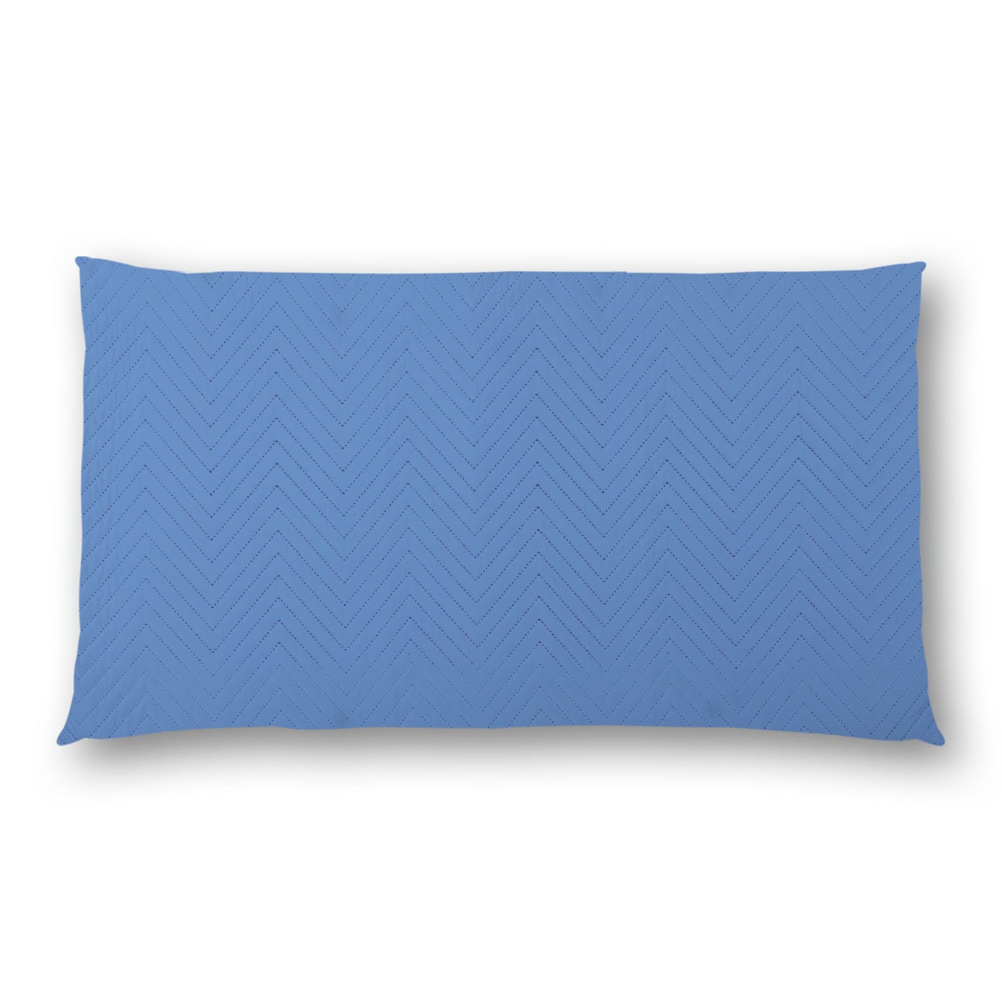 Blue Quilted Polyester Pillow Sham | QPSH-MF-1400, 36 x 20 inches