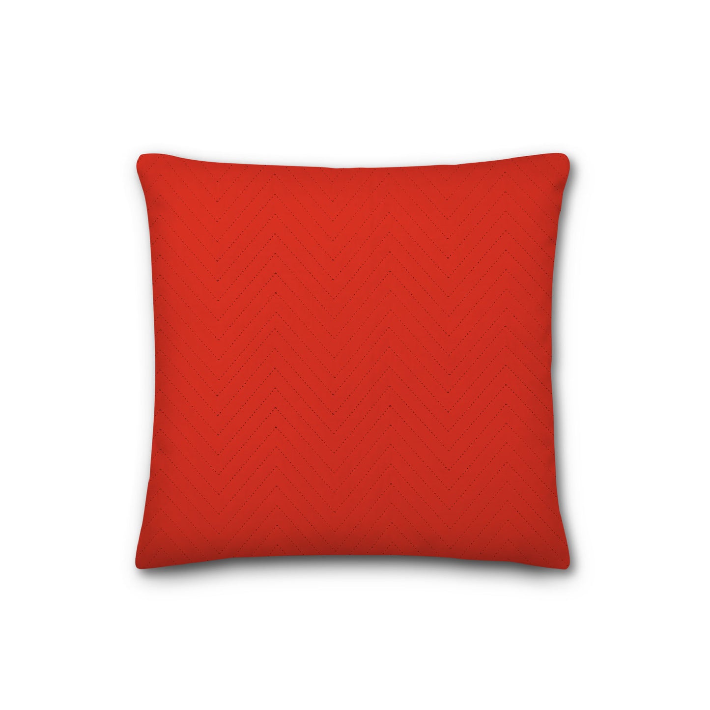 Red Quilted Polyester Pillow Sham | QPSH-MF-1410, 26 x 26 inches