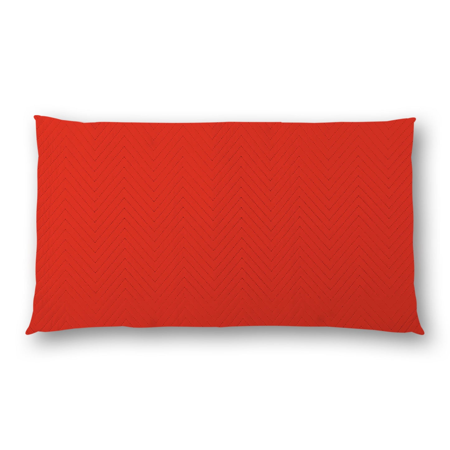 Red Quilted Polyester Pillow Sham | QPSH-MF-1410, 36 x 20 inches