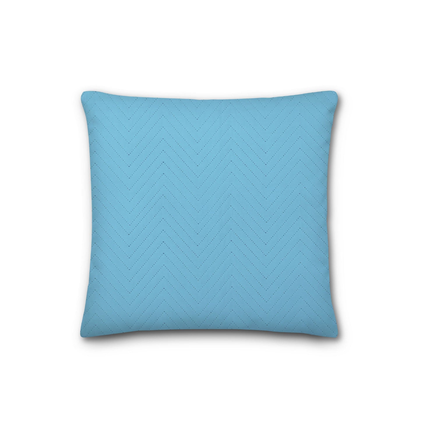 Blue Quilted Polyester Pillow Sham | QPSH-CS-1430, 26 x 26 inches
