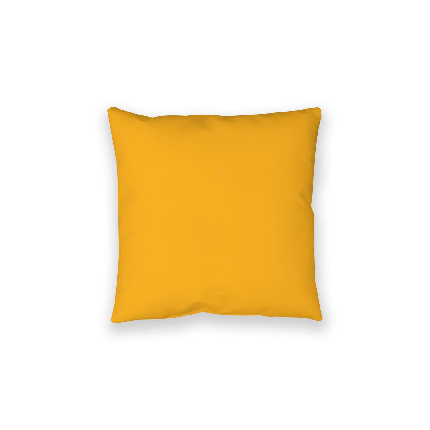 Yellow-Orange Spun Polyester Floor Pillow, 28 x 28 inches