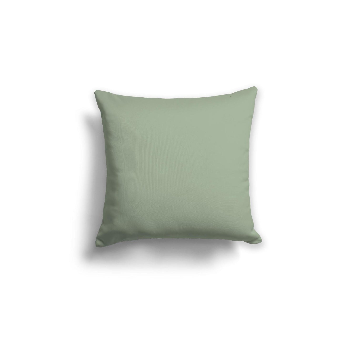 Green Spun Polyester Throw Pillow 18 x 18 inches / 46 x 46 cm