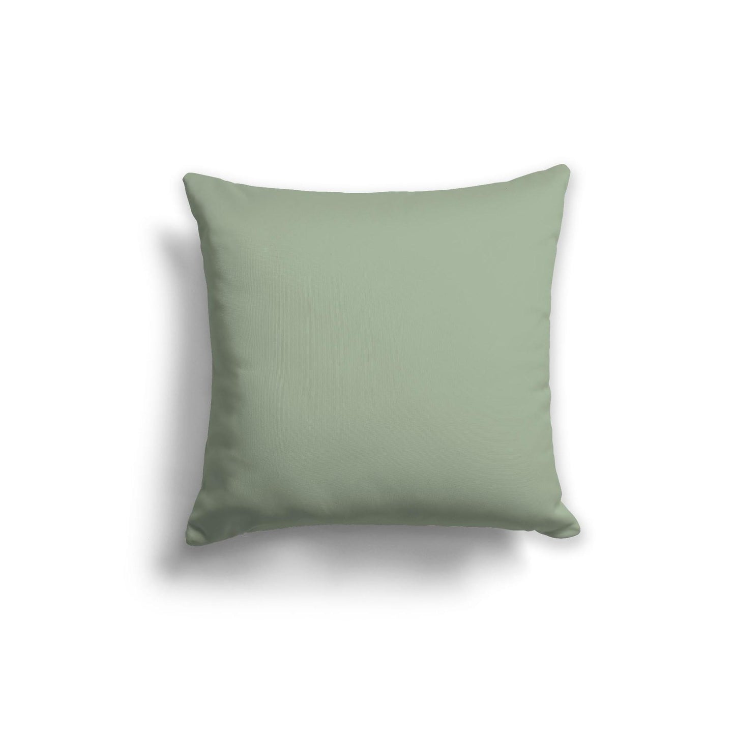 Green Spun Polyester Throw Pillow 20 x 20 inches / 51 x 51 cm