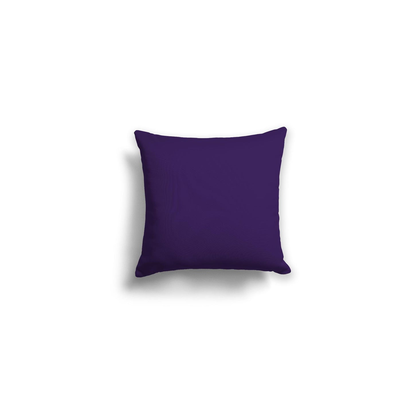 Purple Spun Polyester Throw Pillow 14 x 14 inches / 36 x 36 cm
