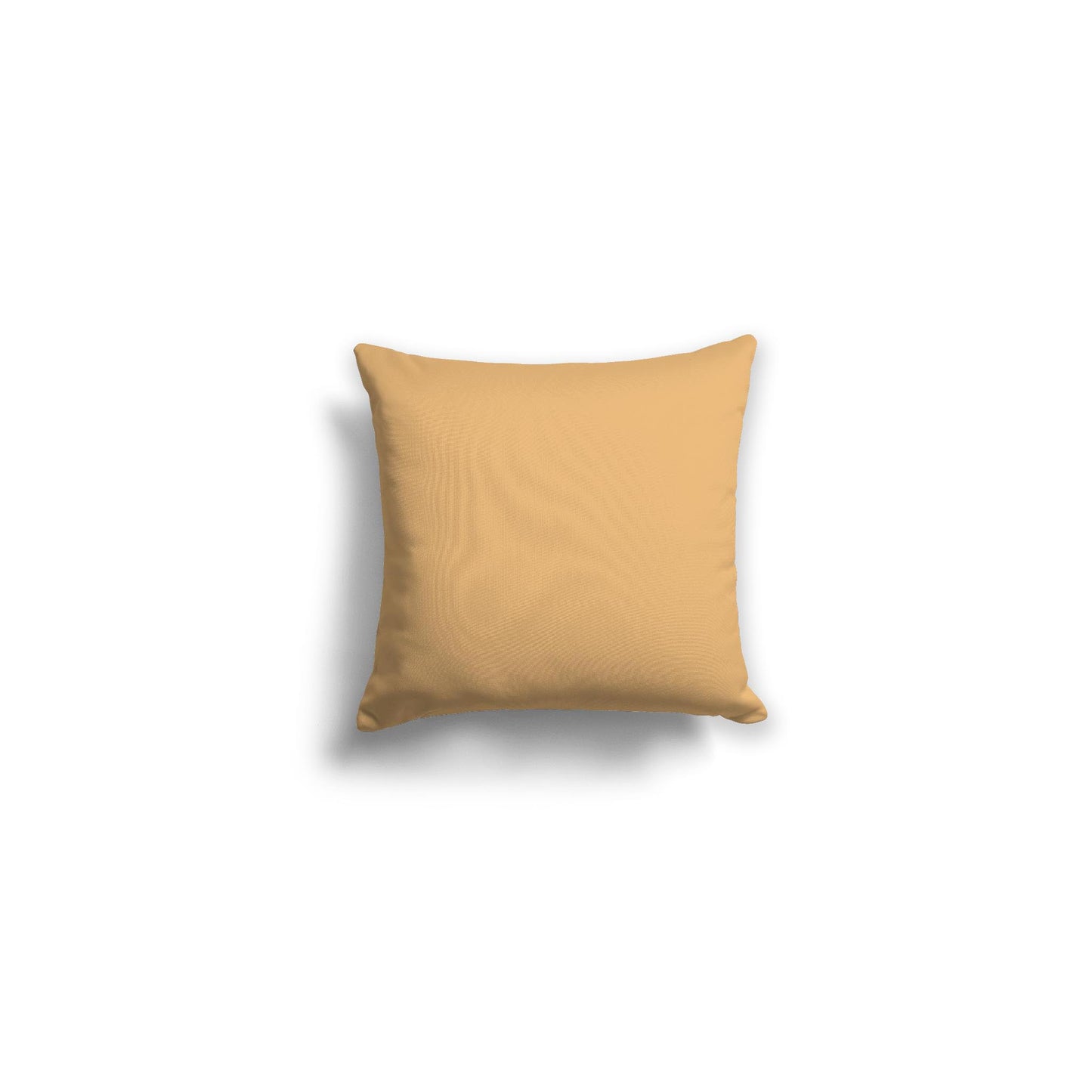 Orange Spun Polyester Throw Pillow 14 x 14 inches / 36 x 36 cm