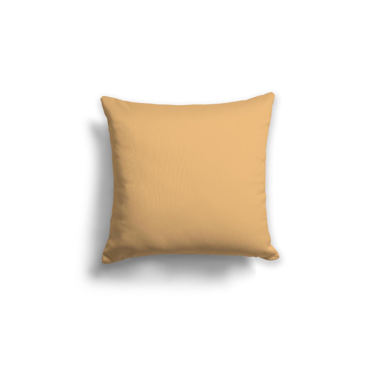 Orange Spun Polyester Throw Pillow 18 x 18 inches / 46 x 46 cm