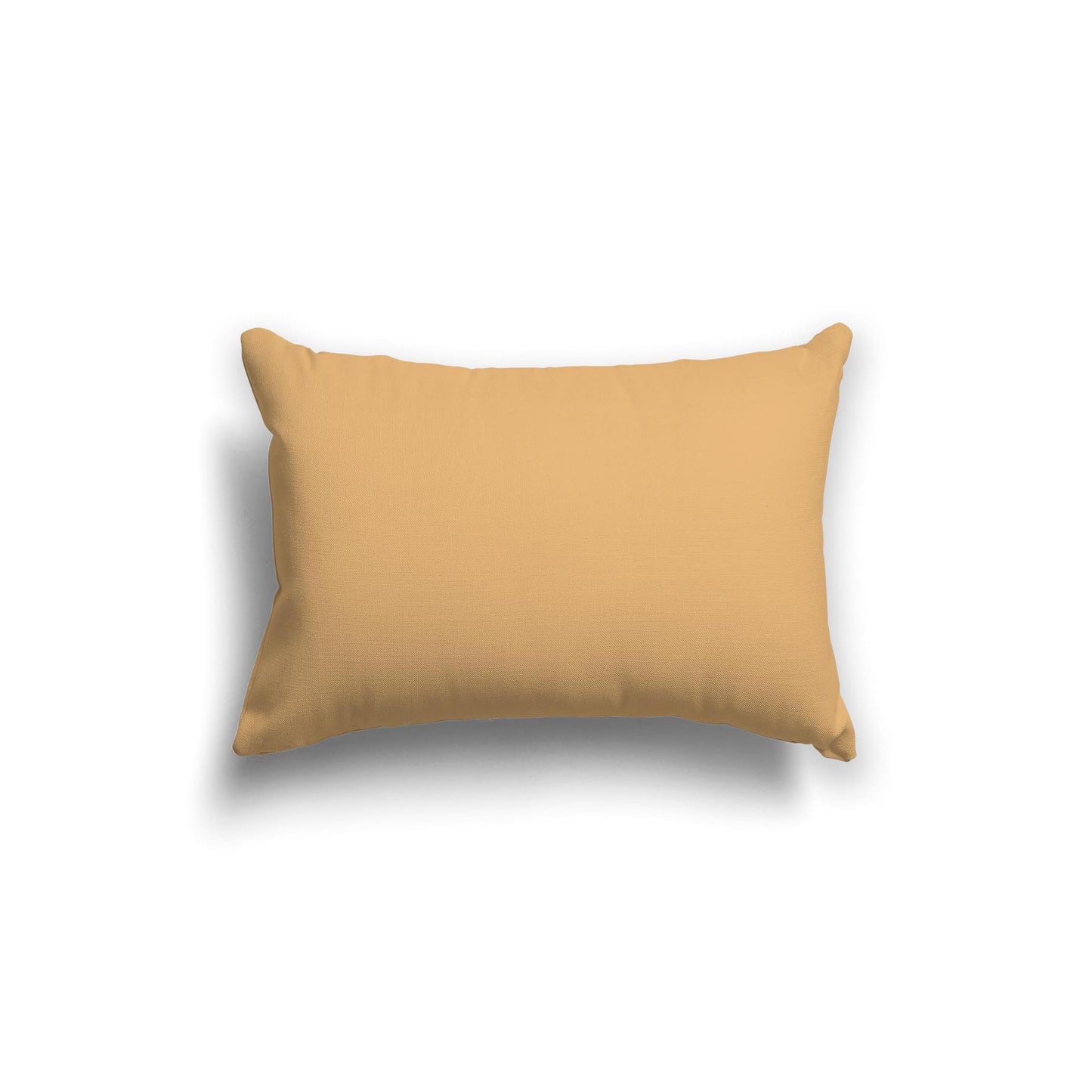 Orange Spun Polyester Throw Pillow 20 x 14 inches / 51 x 36 cm