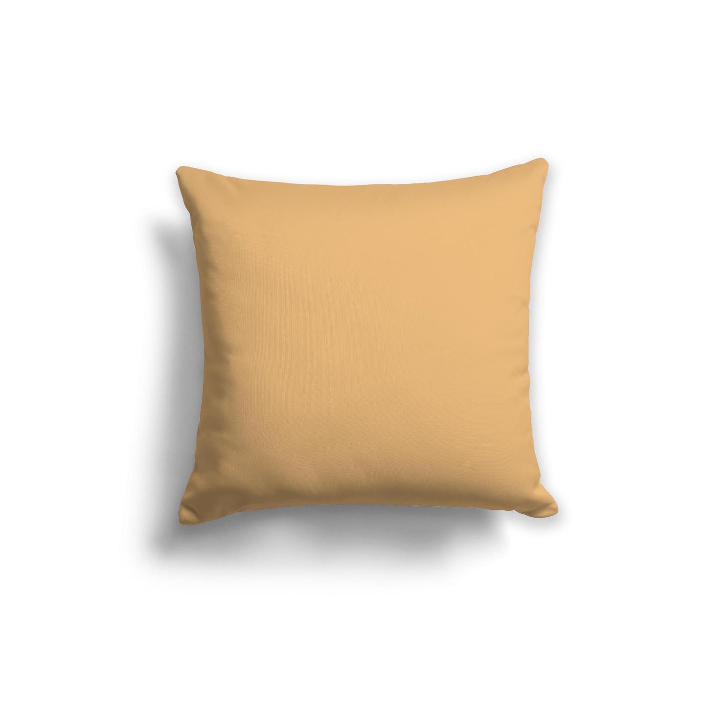 Orange Spun Polyester Throw Pillow 20 x 20 inches / 51 x 51 cm