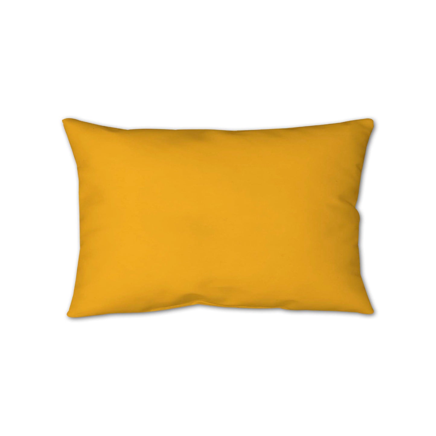 Yellow-Orange Spun Polyester Throw Pillow, USCU-1390-999