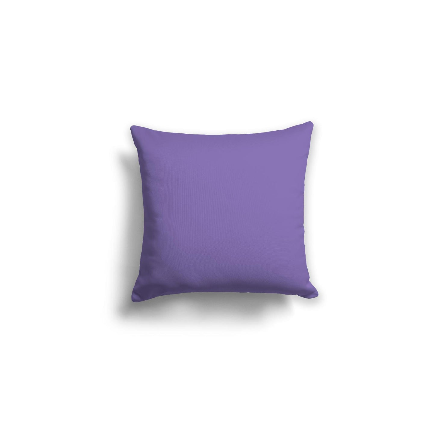 Purple Spun Polyester Throw Pillow 16 x 16 inches / 41 x 41 cm