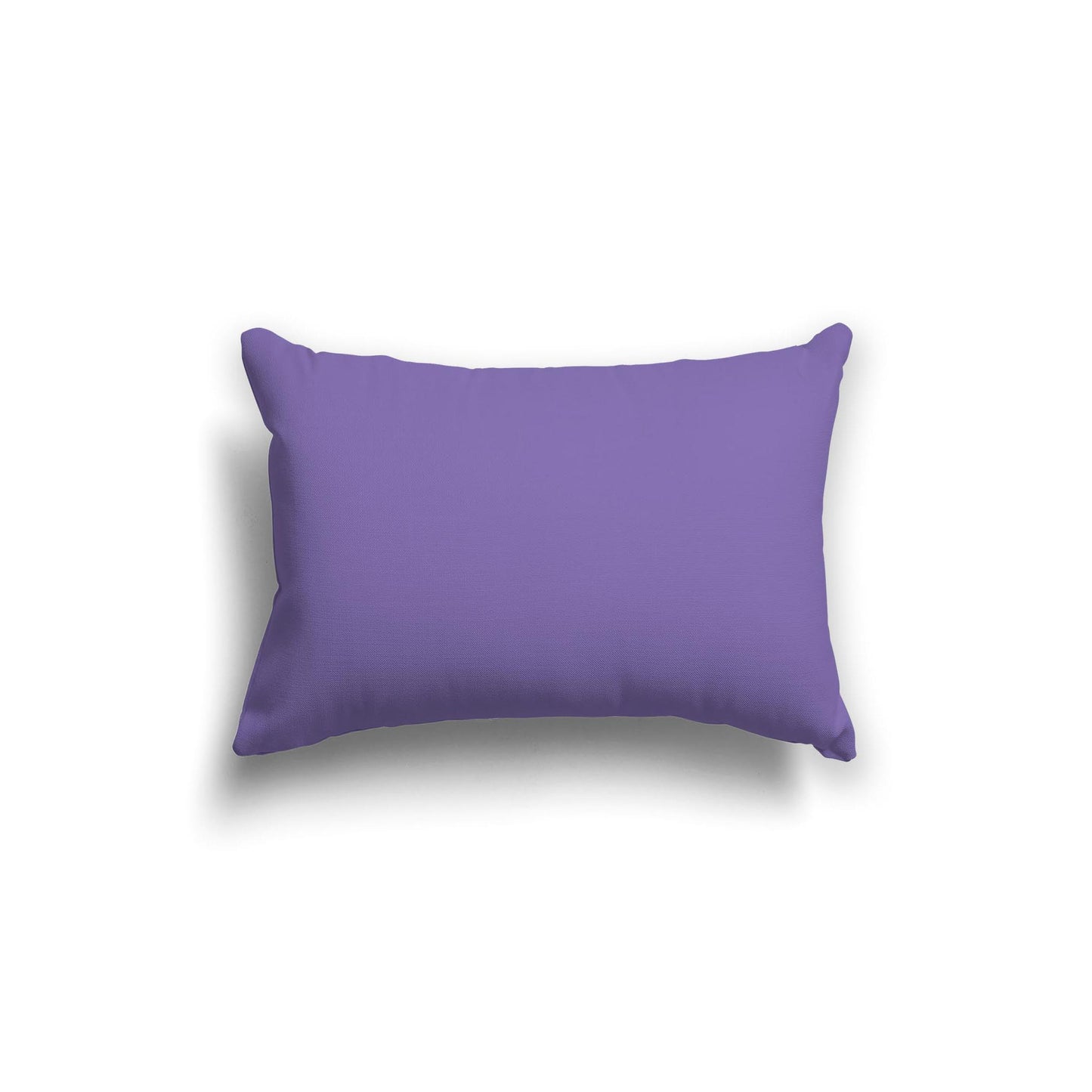 Purple Spun Polyester Throw Pillow 20 x 14 inches / 51 x 36 cm