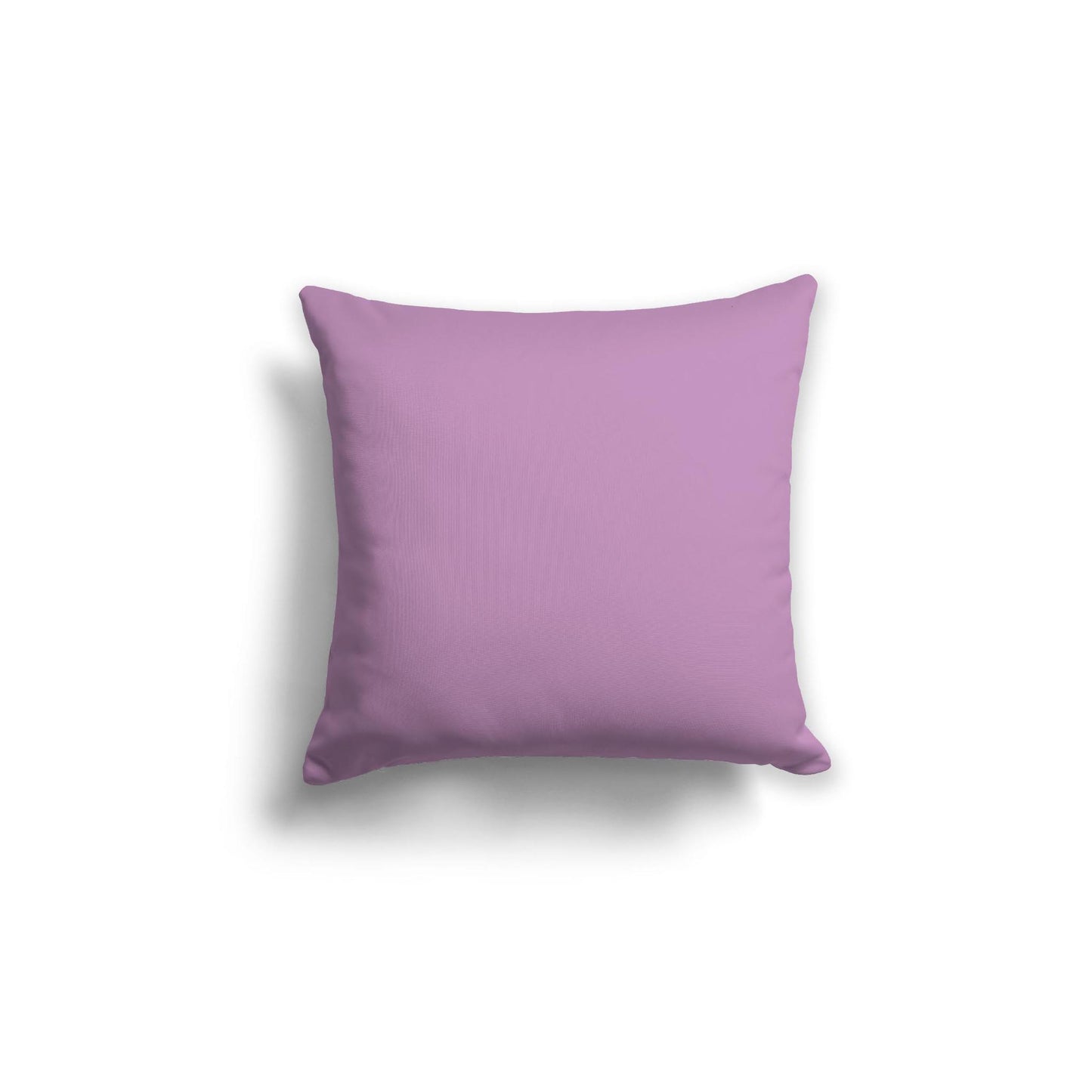 Mauve Spun Polyester Throw Pillow 18 x 18 inches / 46 x 46 cm