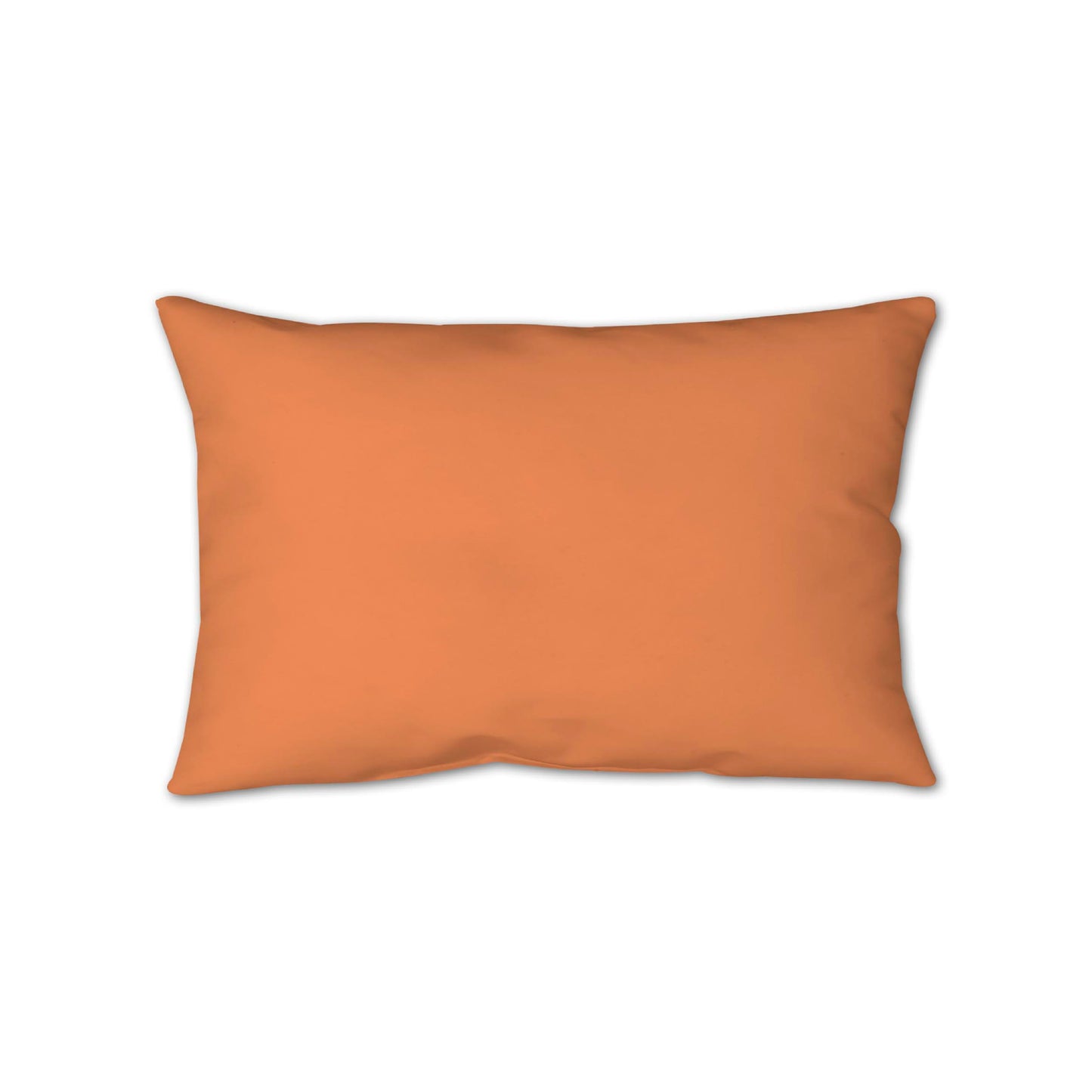 Light Orange Spun Polyester Throw Pillow 25 x 18 inches / 63.5 x 66 cm