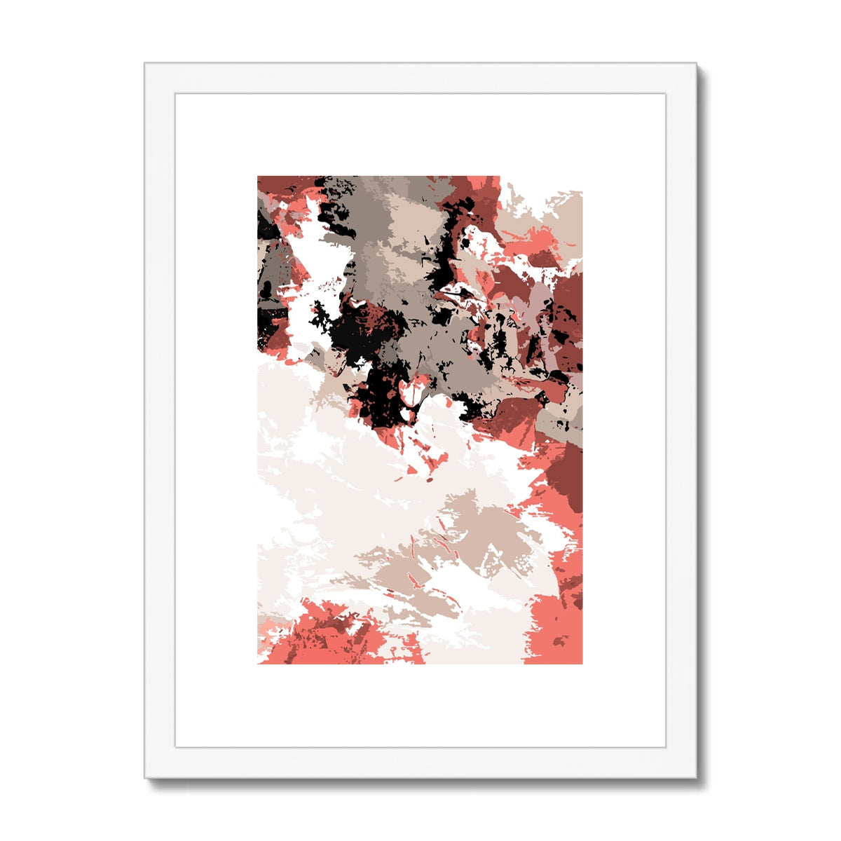 Framed Graphic Art Print, White Mat - 6x8, 8x12, 11x14, 12x16, 16x20, 18x24, 20x28 inches | FPV-1130-7696