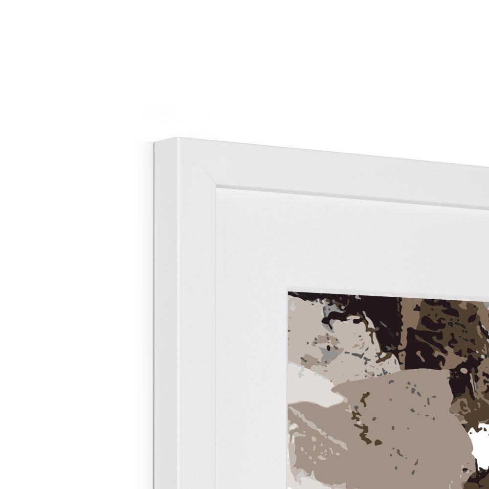 Framed Graphic Art Print, White Mat - 6x8, 8x12, 11x14, 12x16, 16x20, 18x24, 20x28 inches | FPV-1170-7692