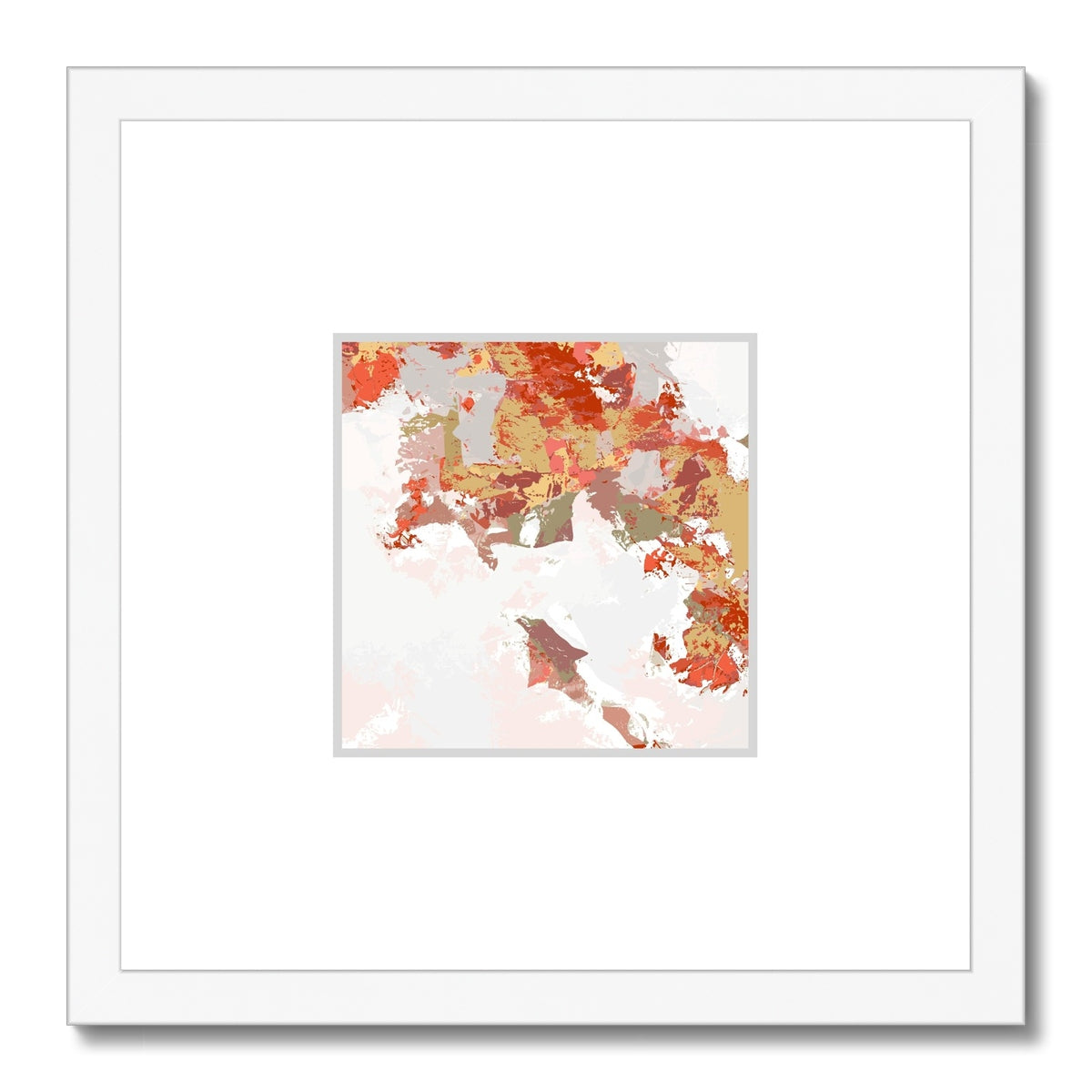 Framed Graphic Art Print, Faux Mat - 12x12 inches | FMS-1130-7693
