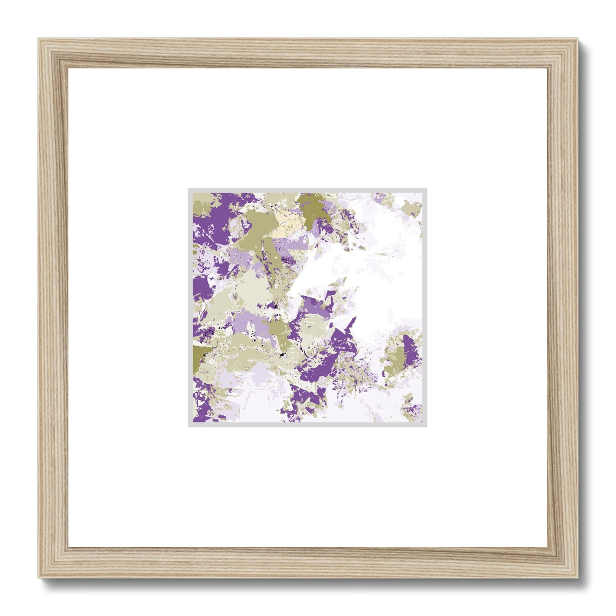 Framed Graphic Art Print, Faux Mat - 12x12 inches | FMS-1250-7695