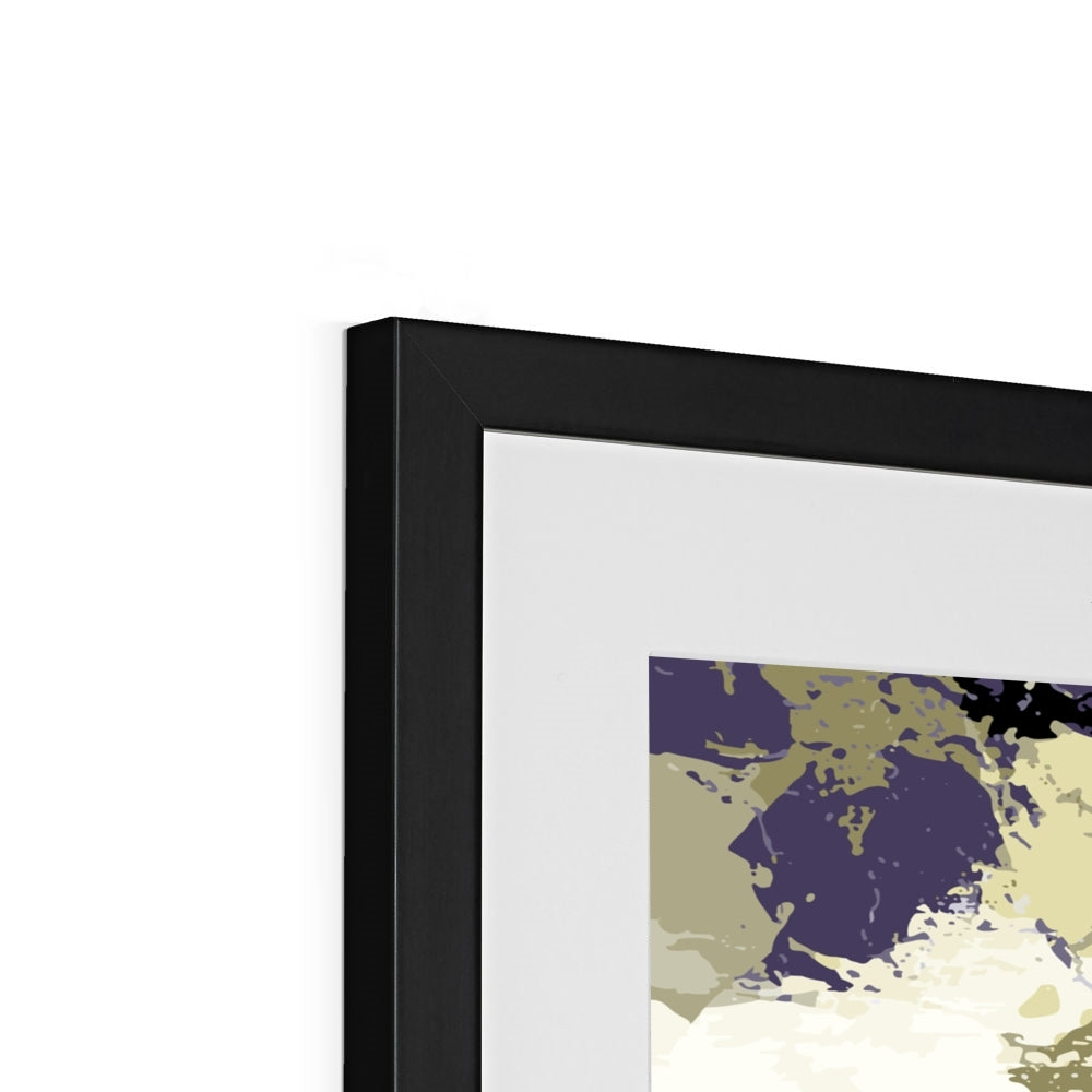 Framed Graphic Art Print, White Mat - 8x8 12x12 16x16 20x20 24x24 28x28 inches | FPS-1260-7693