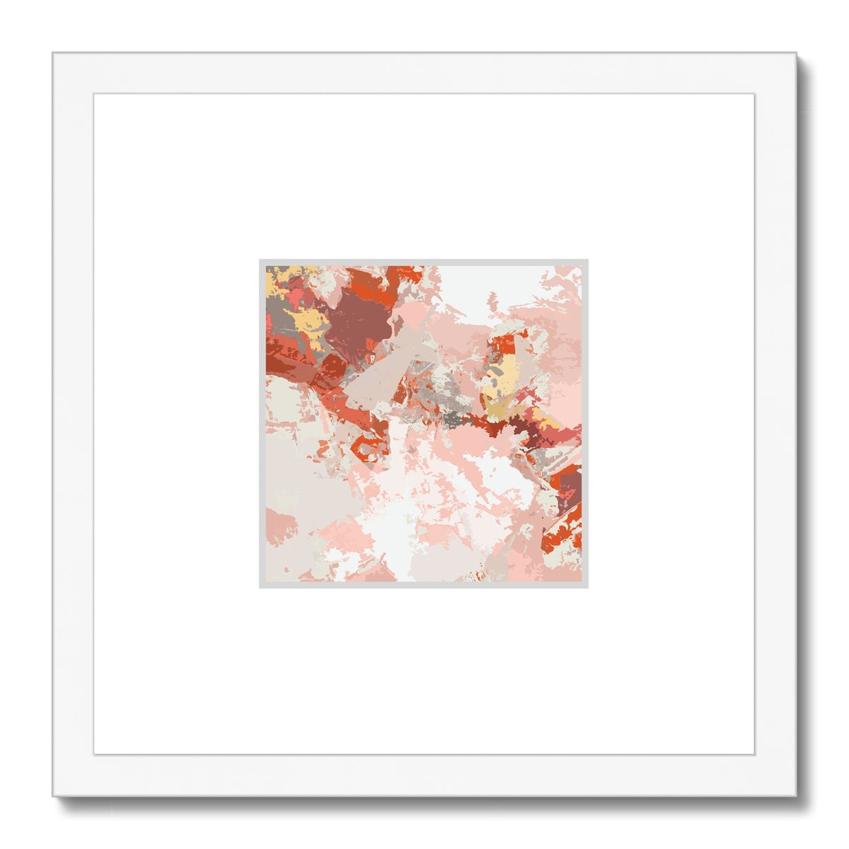 Framed Graphic Art Print, Faux Mat - 12x12 inches | FMS-1130-7698