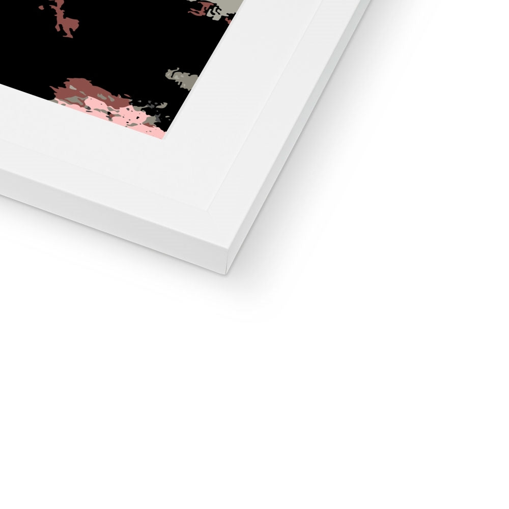 Framed Graphic Art Print, White Mat - 6x8, 8x12, 11x14, 12x16, 16x20, 18x24, 20x28 inches | FPV-1190-7692