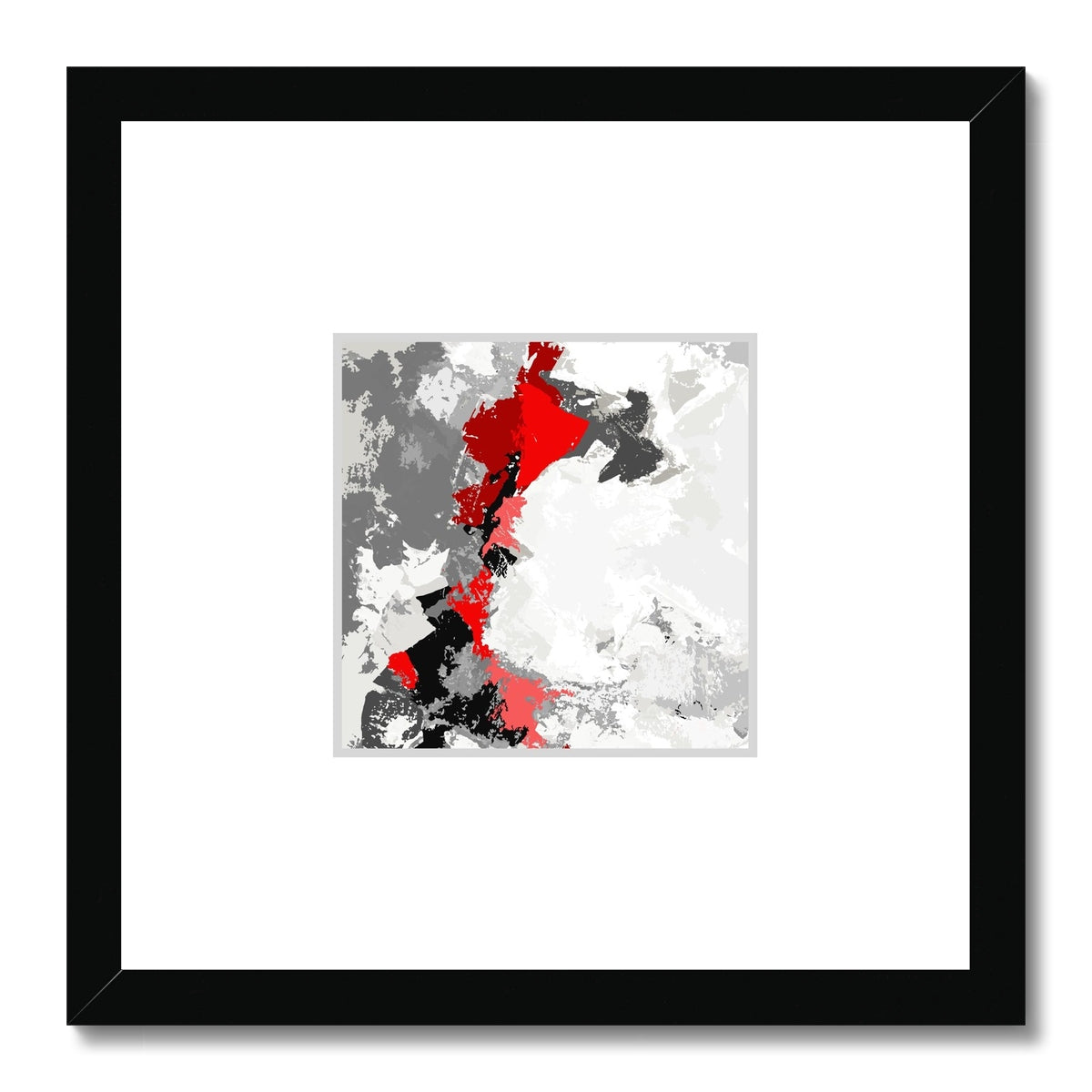 Framed Graphic Art Print, Faux Mat - 12x12 inches | FMS-1190-7691