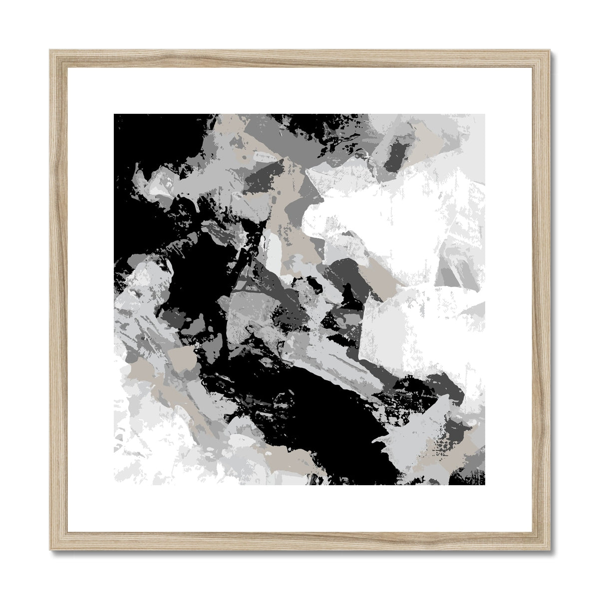 Framed Graphic Art Print, White Mat - 8x8 12x12 16x16 20x20 24x24 28x28 inches | FPS-1200-7690