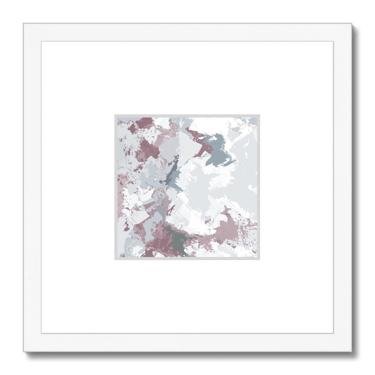Framed Graphic Art Print, Faux Mat - 12x12 inches | FMS-1210-7691