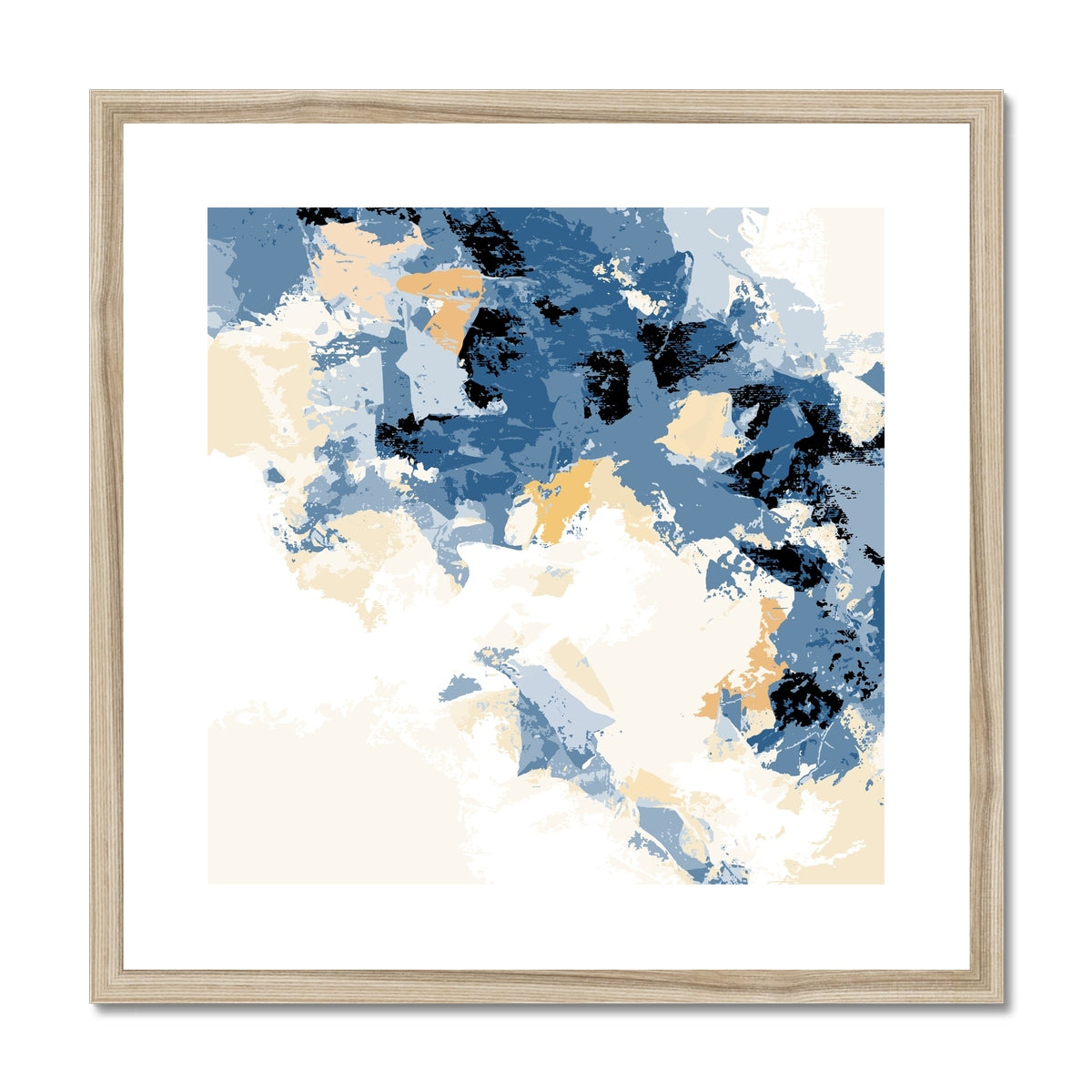 Framed Graphic Art Print, White Mat - 8x8 12x12 16x16 20x20 24x24 28x28 inches | FPS-1230-7693