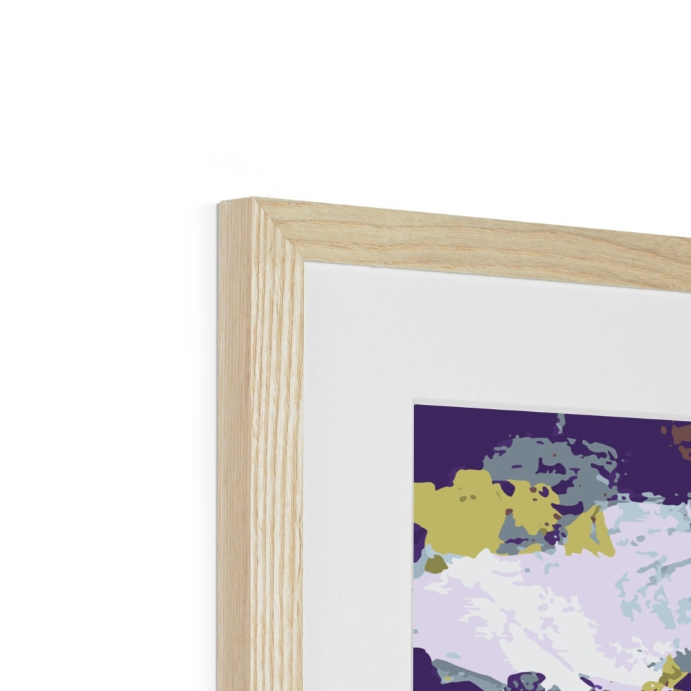 Framed Graphic Art Print, White Mat - 8x8 12x12 16x16 20x20 24x24 28x28 inches | FPS-1140-7695